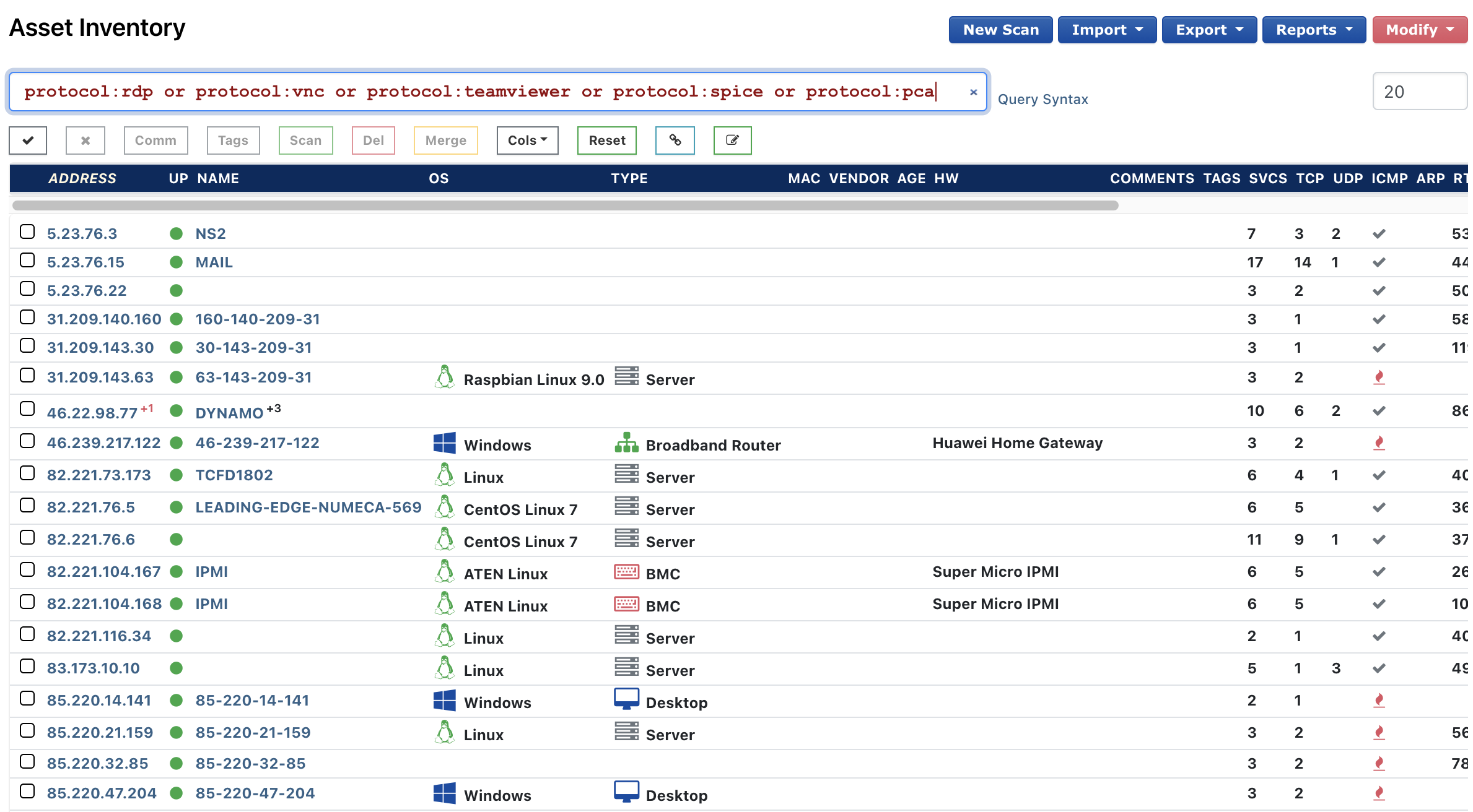 Screenshot of Rumble Automatic Agent to Site Assignment